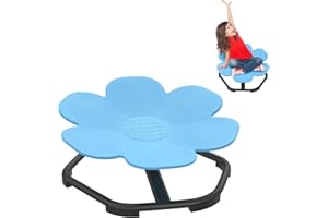 Froadp Czujnikowe krzesło obrotowe dla dzieci z autyzmem, dla dzieci, trening koordynacji fizycznej i równowagi, sensoryka, autyzm, zabawka, krzesło do balansowania, niebieskie