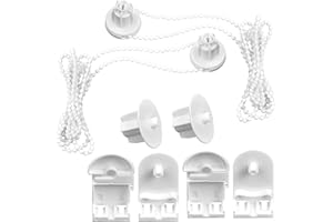 Vexquivera Pack of 2 Roller Blind Brackets - Parts for Curtain Rods / Blackout Blind Brackets