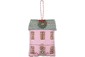 Trimits Christmas Felt Decoration Kits, 10.5 x 14cm, Beaded House