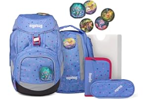 ergobag Pack Schulranzen-Set 6tlg Bärzaubernd, 25 x 22 x 35 cm