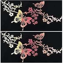 8 Adesivi Farfalla Riflettenti - Decalcomanie Colorate Per Auto E Moto - Foto 10