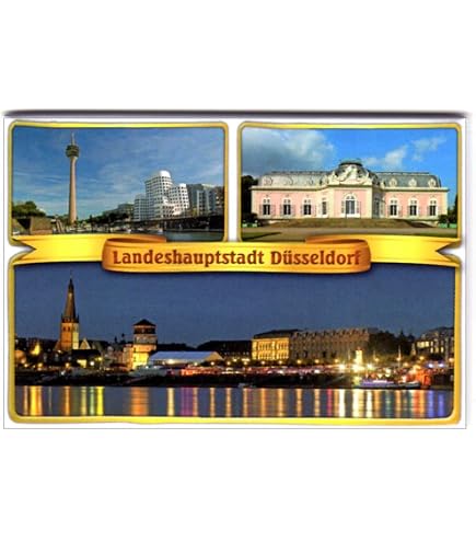 Holz-Kühlschrankmagnet Düsseldorf – Personalisiertes Souvenir, 4 Mm Dick
