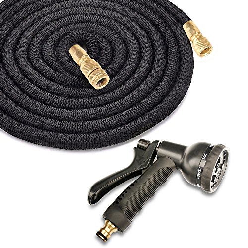 Tespresso Gartenschlauch Erweiterbar Bewässerung Stretch Schlauch mit 9 Funktion Spray-Düse Waschmaschine für Bewässerung Waschen Reinigung - 9