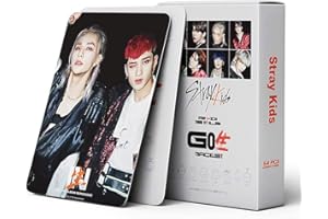 BSOA Stray Kids Lomo Cards 54Pcs Kpop StrayKids Card HD Photo Greeting Cards Poster Photocards