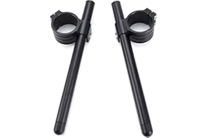 Fullibars kit semimanillares Φ 35mm per cb450 cb750 GN400 GS450 GS550 GS650 GS750 XS400 KZ550 moto horquilla Ø 35mm cafe racer semi manillares inclinables 7°,tubos Ø 22.2mm aluminio
