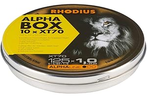 RHODIUS XT70 | 10 Stück Ø 125 mm x 1,0 mm | Trennscheibe Metall | Extra dünn| für Winkelschleifer, Edelstahl, INOX, Stahl, Eisen, Hartmetall