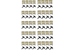 LOOPUNK 40 Kit Sätze Schraube Mutter Clip Befestigung Blechmutter Clip Klammer Radkasten Abdeckung Unterboden KotflÜGel mit Schrauben für Auto.