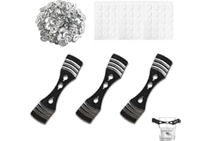 CIMOWN Accessoires de mèches pour la Fabrication de Bougies, kit de Fournitures pour Bougies (avec Base de 100 mèches, mèche avec Pied Autocollant et 3 Supports de mèches en Acier Inoxydable)