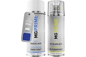 MG PRIME Motorcykellack sprayburk för Yamaha 0564 Deep Purplish Blue M. +2K
