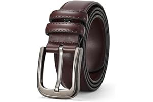 TEAMMAO Cintura Uomo Pelle Cinta Uomo Nera 110CM-200CM Grande Vita 3,8CM Larghezza Affari Moda Casual Jeans Lavoro Cinture Belt