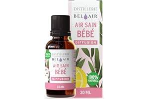 DISTILLERIE BEL AIR BEL AIR Air Sain Bébé huiles essentielles bio pour chambre diffuseur humidificateur bb conditioner baume défense