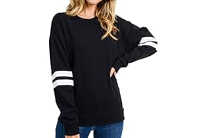 Neitooh Sweatshirt Damen Rundhals Sweatshirt Damen Baumwolle Pullover Damen Langarmshirt Casual Oberteile Tops