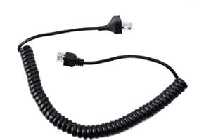 UAYESOK RJ-45 8 pinów na 8 pinów zamiennik kabla mikrofonu (LRJ45 LAN kabel sieciowy) do Kenwood Mobile Radio KMC-30 KMC-32 KMC-35 TK-7100 TK-760 TK-768 TK-780G M-261A TM-271A