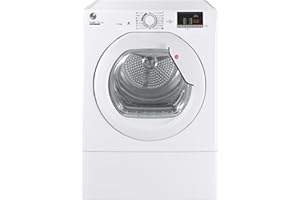 Hoover HLEV10DG 10kg Vented Tumble Dryer, White, Digital Display