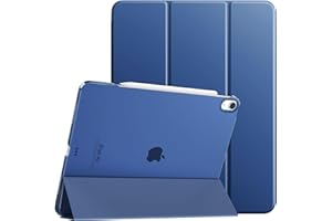 TiMOVO Custodia per iPad Air 13 Pollici (M3/M2-2025/2024), Cover Sottile Con Supporto per iPad Air 13 Pollici, Supporta Touch ID, Auto Sveglia/Sonno con Retro Traslucido, Blu Marino