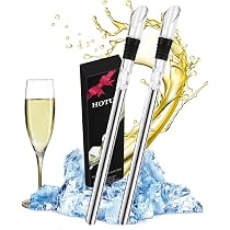 Bacchetta Refrigerante per Vino,Asta di raffreddamento,Refrigeratore per Bottiglie Vino Acciaio Inossidabile,Asta Refrigerante per Vino,Regalo per Gli Amanti del Vino