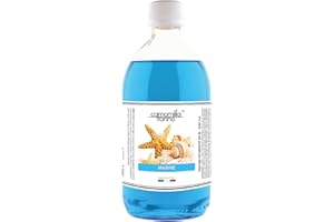 CAMOMILLA TORINO Ricarica profumo 500ml. in 25 fragranze per diffusore a bastoncini. Italy. Fiori Frutti Diffusore per ambienti 500 ml."Camomilla" (marine)