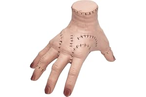 BAIYSFFG Thing Hand,Latex Hand,Realistic Scarred Thing Hand Prop Decoration,Halloween Hand Model Funny Cosplay for Fans Funny Cosplay