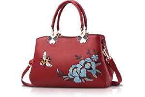 NICOLE & DORIS NICOLE&DORIS Donne Borse a mano Retro Borsa a tracolla Le signore Moda Borsa a tracolla Borsa Totalizzatore Ricamo