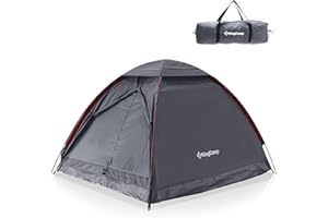 KingCamp MONDOME II Tente de Camping pour 2 Personnes, Tente dôme Ultra légère, étanche, compacte et adaptée au Sac à Dos, Tente idéale pour Le Camping, Le Trekking et l'extérieur, Bleu