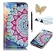 Price comparison product image TOUCASA Nokia 7 Plus case, PU Leather Wallet with [3D] Bright Oil Glitter Painting for Nokia 7 Plus(Rainbow Mandala)
