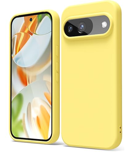 Kwmobile Case Compatible With Google Pixel 9 Case - Protective Slim TPU Phone Cover - Soft Matte Finish - Radiant Yellow - View #7
