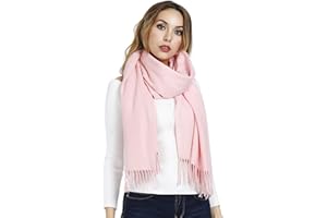 GOGOGOAL Fashion Cashmere Scarf for Women Men, Large Soft Warm Winter Shawls and Wraps Solid color