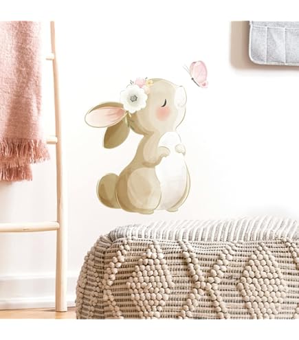 Adorabili adesivi murali per la stanza dei bambini | Coniglietti