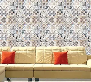 Decor Production Self Adhesive Brick Design Wallpaper Wall Sticker for Home Decor, Living Room, Bedroom, Hall, Kids Room, Play Room (brick-wallpaper-pt06-01-5.5sqft-moq-5)