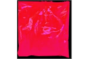 KIRALOVE Pigmento fluorescente rosa corallo 20g polvere fine luce nera UV coloranti brillanti idea regalo originale decorativo