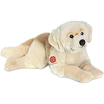 Pluche hond XXL groot - knuffeldier pluche hond - stoffen hond pluche speelgoed 60 cm zwart