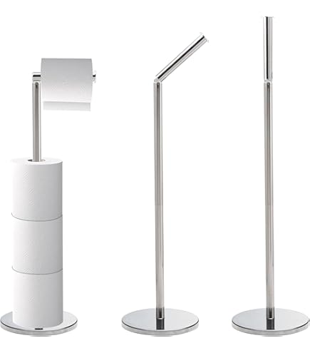 Portarotolo Carta Da Cucina In Acciaio Inox - Base Pesante