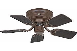 CASAFANA Flacher Deckenventilator Classic FLAT III Bronze, [Durchmesser]:75 cm
