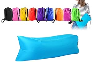 SLS SHOP Materassino Gonfiabile Sacco Lettino Vacanze Mare Spiaggia Letto Ad Aria Relax