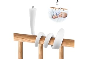 Support pour Babyphone Vidéo, ELEPRUC Fixation pour Babyphone, Support de Moniteur Bébé, Support pour Moniteur de Bébé, Flexible Berceau Support, Support de Surveillance pour Bébé pour Babyphone Video