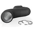 AC Infinity Flexibler Luftschlauch 100 mm | 2,4 M – Vierschichtiger Aluminium-Luftschlauch für Heizung, Kühlung, Belüftung un