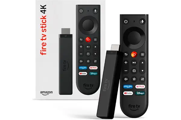 Amazon Fire TV Stick 4K (última generación): streaming 4K sencillo con nuevo mando Fire TV; ten todas tus apps en un solo lugar, TV gratuita y en directo, y encuentra series más rápido con Alexa+