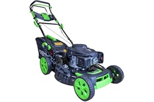 OXEO Tondeuse thermique 196CC - Puissante - auto-propulsée - moteur Loncin V200 - largeur de coupe 53 cm - Bac collecteur 65L