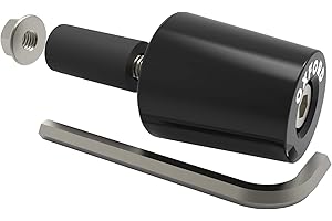 Oxford Motorcycle Bar Ends 3 Black For 22mm Handlebar OX599