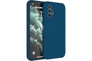 Topme Coque pour Samsung Galaxy A23 5G (6.6" inches) Etui Housse, Protecteur de Peau en Silicone TPU - Bleu Saphir