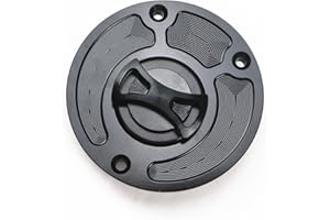 BHYSHOP Cache-bouchon de réservoir à gaz CNC pour Kawasaki ZX 10R 6R 14R Z1000 ER6n Z750 2007-2012