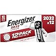 Energizer 12 x CR2032 Lithium Coin Batteries 3V for Watches, Torches and Keys