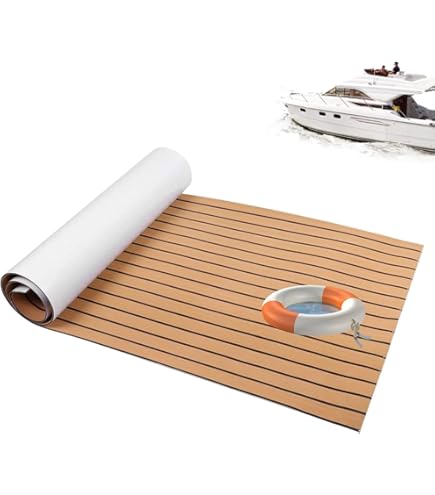 Boat Flooring , EVA Foam Boat Decking 94.5" X 35.4", Non-Slip Self-Adhesive Flooring, 23.2 Sq.ft Marine Carpet For Boats, Yacht, Pontoon, Kayak Decking | US Boat Mat