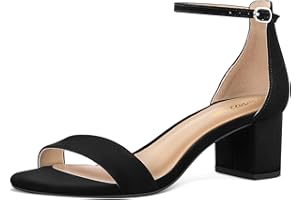 PIZZ ANNU Sandalen Damen mit Absatz Bequem Sandaletten Sommer Elegant Sommerschuhe Klassische Blockabsatz Schuhe EU 36-42 Schmal