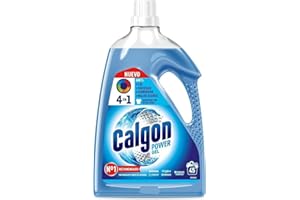 Calgon Gel 4 en 1 - Antical para la lavadora, Anticorrosión, Elimina Olores y Suciedad, en formato gel, 45 dosis, 2,25L