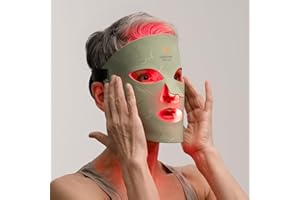 ODELYNE® Adara Lite – Máscara facial LED fototerapia máscara con infrarrojos puro 1072 nm y luz roja, terapia de luz roja para antiarrugas y cuidado de la piel, apunta a líneas finas