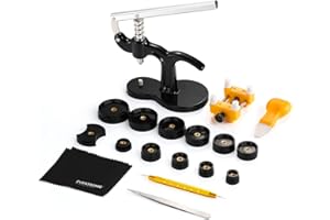 Eventronic Watch Case Press Tool for Closing Watch Back Table 12 Sizes of Moulds