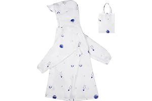 HOVKIB Imperméables pour Enfants Garçons Filles Manteau Pluie Toddler Vestes de Pluie Léger Poncho de Pluie Mignon Réutilisable Vêtements de Pluie