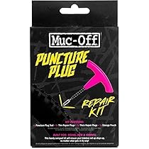 Muc-Off Kit Riparazione Gomme Tubeless Per Bici - Include Strumento 2 In 1 E 10 Pezze, Per MTB E Strada