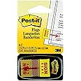 Post-it Flags 1" "Sign Here" Dispenser 1 x 1.7 in (25.4 x 43.2 mm), 50 flags/pack | Yellow color | Mark, Highlight, Direct Attention | No Damage | Page Markers | Book Tabs | Sticky Index
